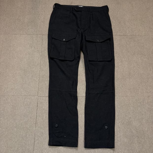 TODD SNYDER NEW YORK 토드 스나이더 포켓패치 울 팬츠