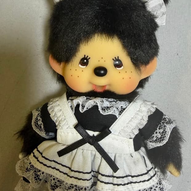 홍콩 몬치치 블랙 드레스(메이드) 키링 새제품