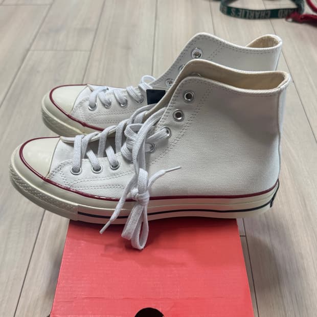 컨버스 척 70 하이 빈티지 캔버스 화이트 260