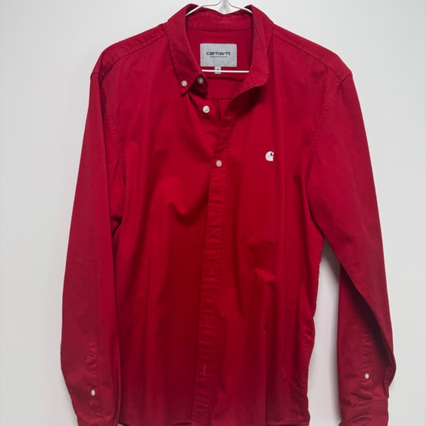 칼하트 WIP 메디슨 셔츠 레드 M 