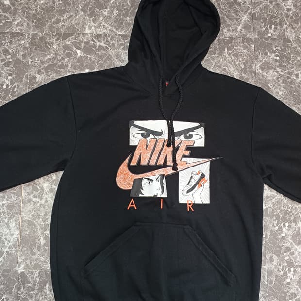 나이키 에어 그래픽 후드 티셔츠 L