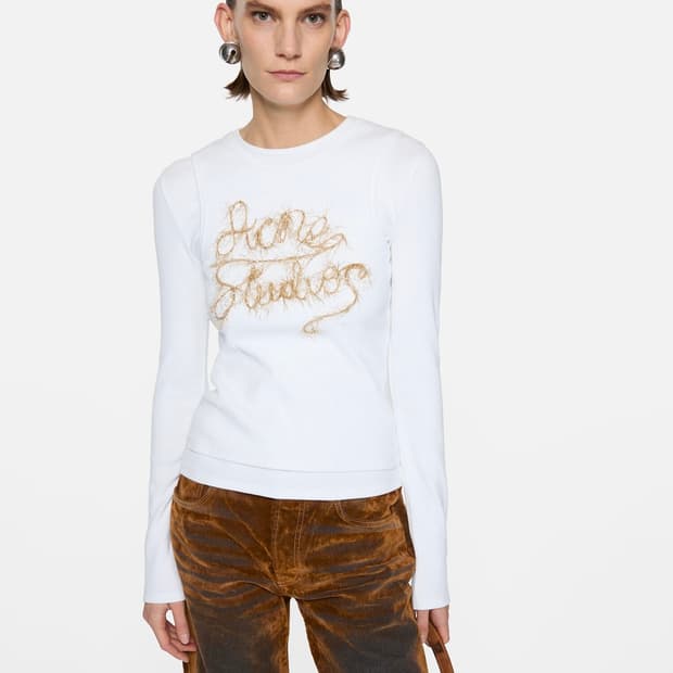 [S,M]아크네스튜디오 26ss 레이어드 로고 티셔츠