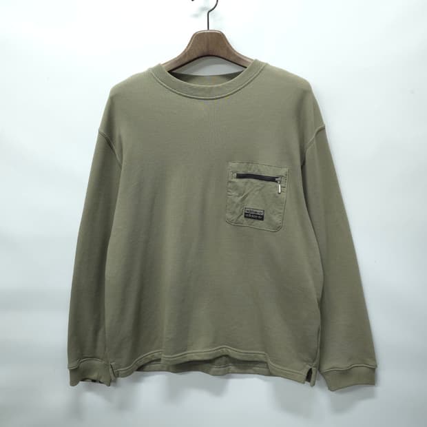 아디다스 남성 오리지널스 포켓 디테일 맨투맨