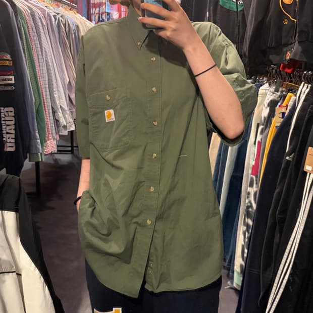 [IM] Carhartt 칼하트 반팔 셔츠 올리브 카키
