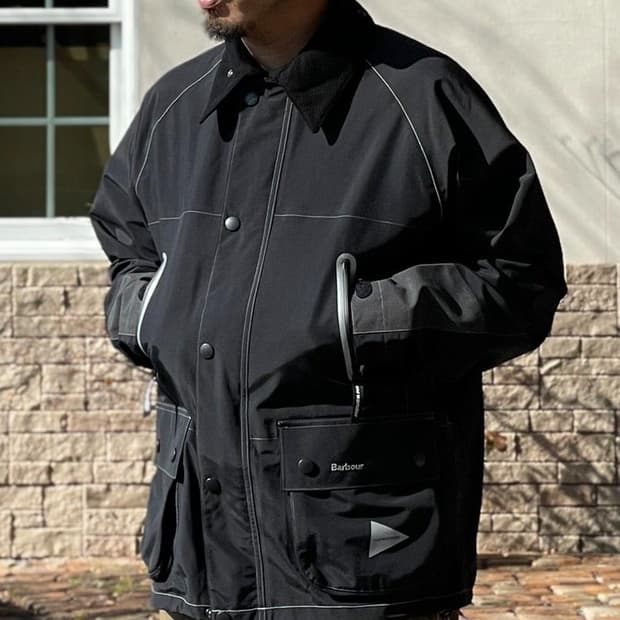 [L] 바버 앤드원더 3L 자켓 블랙