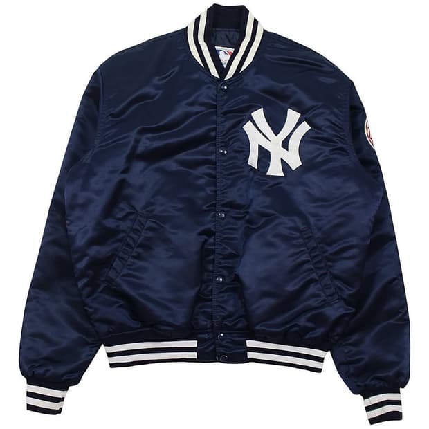 1980s USA 스타터 나일론 사틴 자켓 뉴욕양키스 빈티지 미국제