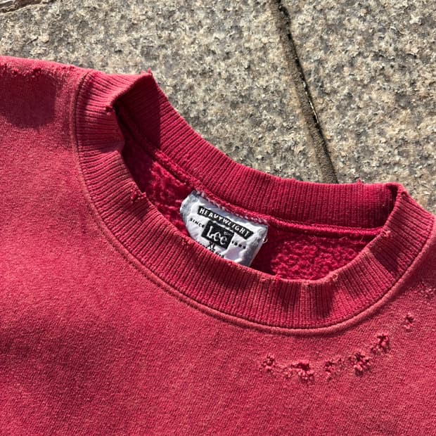 90s Lee 디스트레스드 스웻셔츠 맨투맨