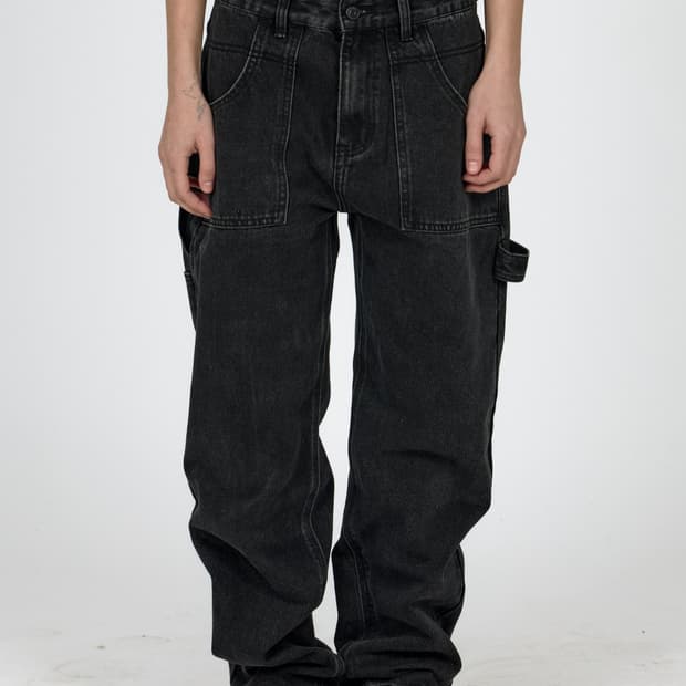 플라스틱프로덕트 Painter Denim Pants S