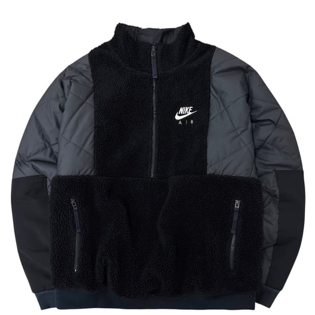 나이키 플리스 패딩 아노락 블랙 (XXL)