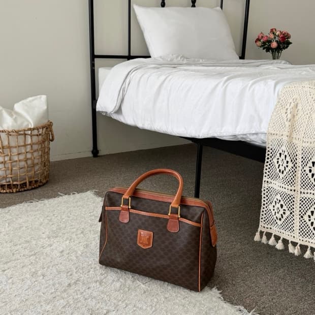 셀린느 마카담 토트백 브라운 보스턴백