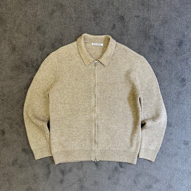 수아레 카라 투웨이 집업 니트 L