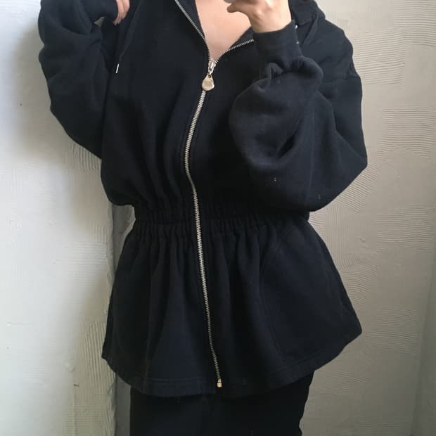 Jean Paul Gaultier 장폴고티에 블랙 후드집업