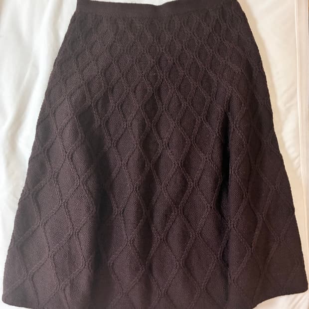 빈티지 니트 스커트