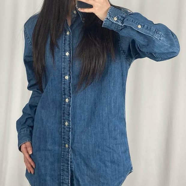 폴로 샴브레이 셔츠
