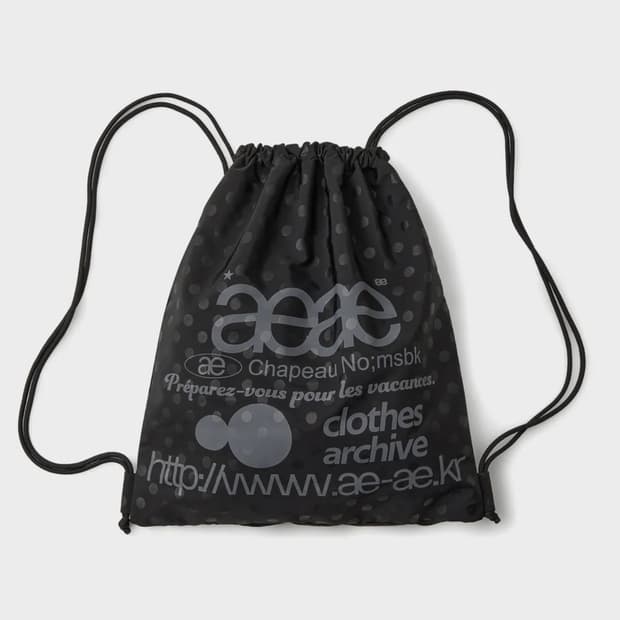 Aeae 도트 짐색(WEB LOGO DOT GYM SACK)