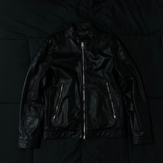 디젤 superior 소가죽 자켓 블랙 