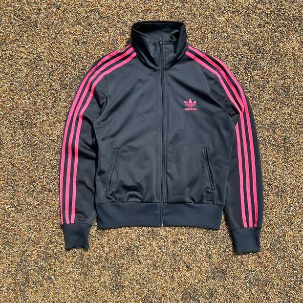 아디다스 (ADIDAS)파이어버드 핑크배선 트랙탑 져지