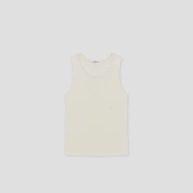 타일레 INSIGNIA RIB SLEEVELESS TOP CREAM 3
