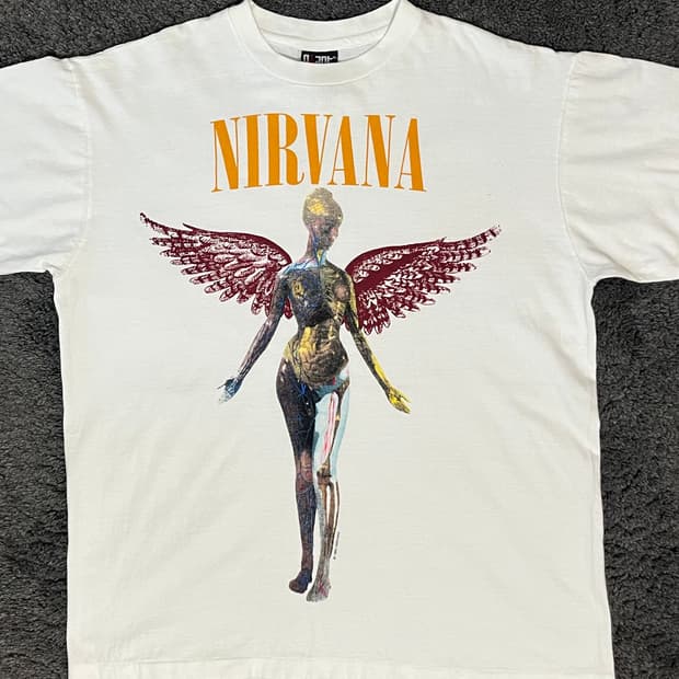 (rep) 빈티지 너바나 투어 티셔츠