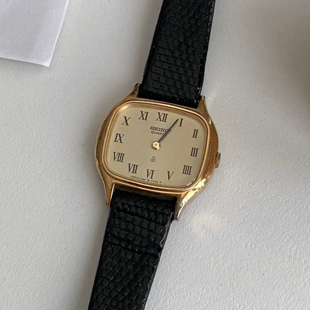 Seiko 세이코 로만 골드 쿼츠