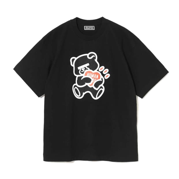 휴먼 메이드 x 언더커버 코튼 티셔츠 블랙