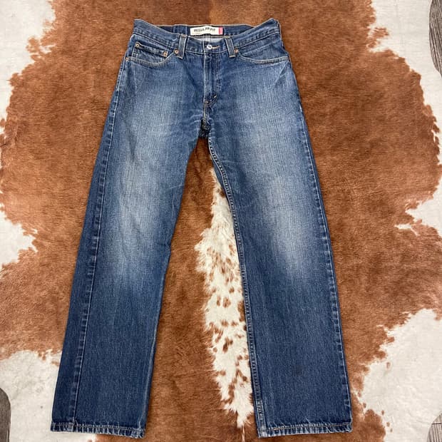 Levi's 505 레귤러 스트레이트 데님 팬츠