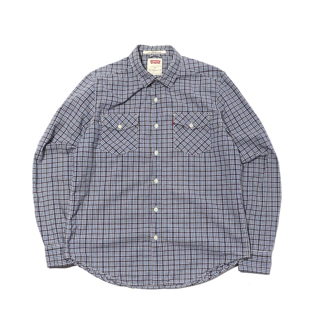LEVIS 체크 셔츠 size M