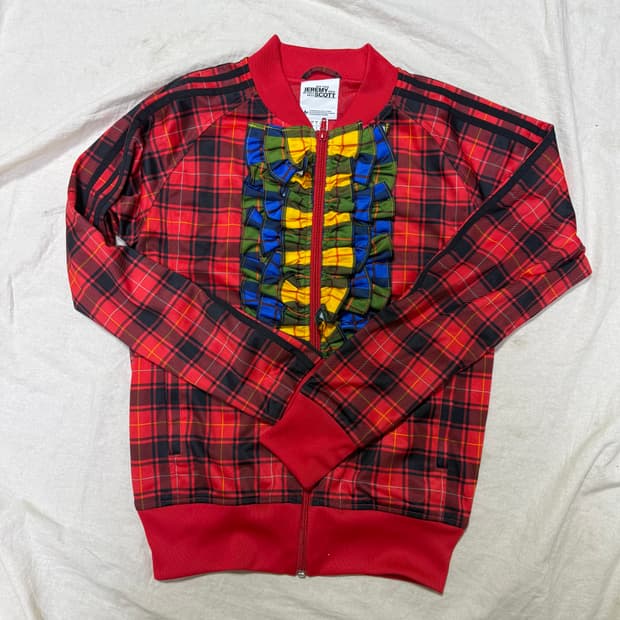 아디다스 x 제레미스캇 프릴 집업 져지