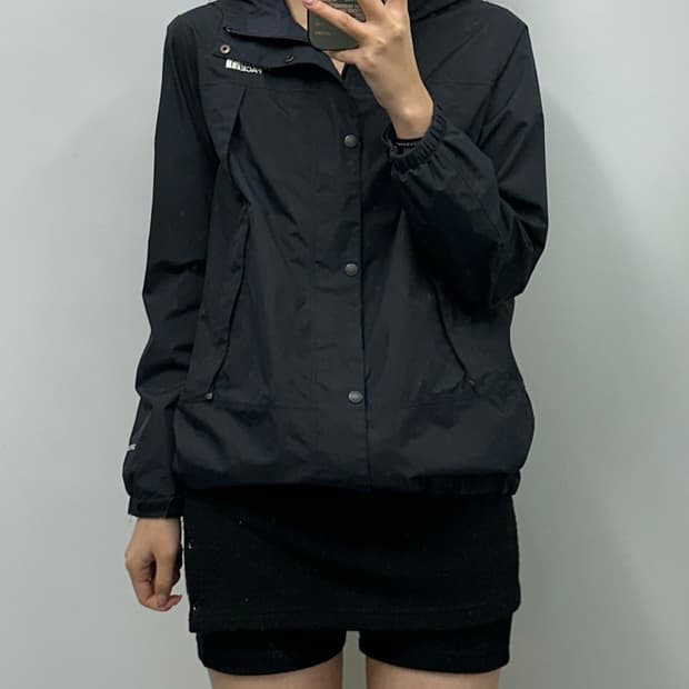노스페이스 하이벤트 블랙 바람막이