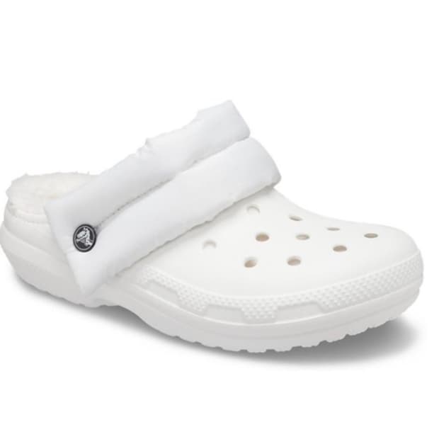 크록스 패디드 퍼 클로그 새상품