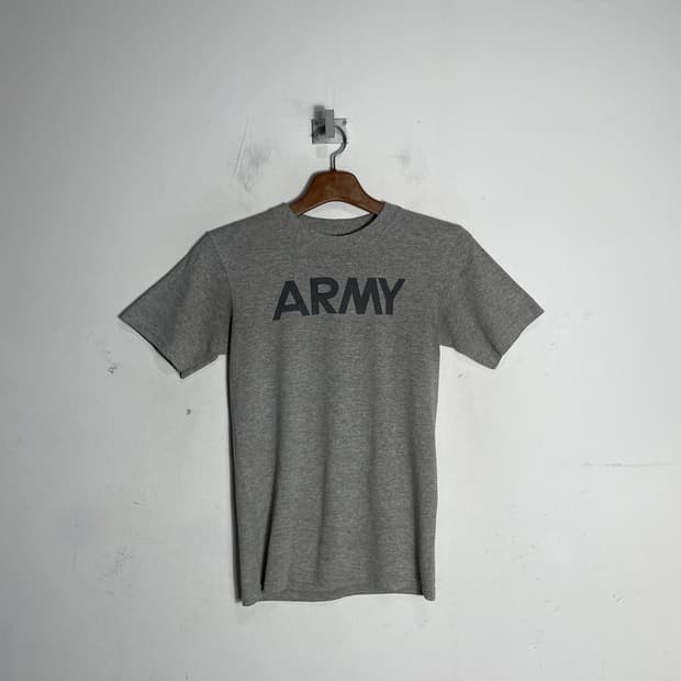 SOFFE 그레이 아미 반팔 티셔츠