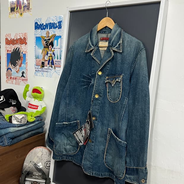 Levis 리바이스 레드룹 제팬 데드스탁 데님 자켓