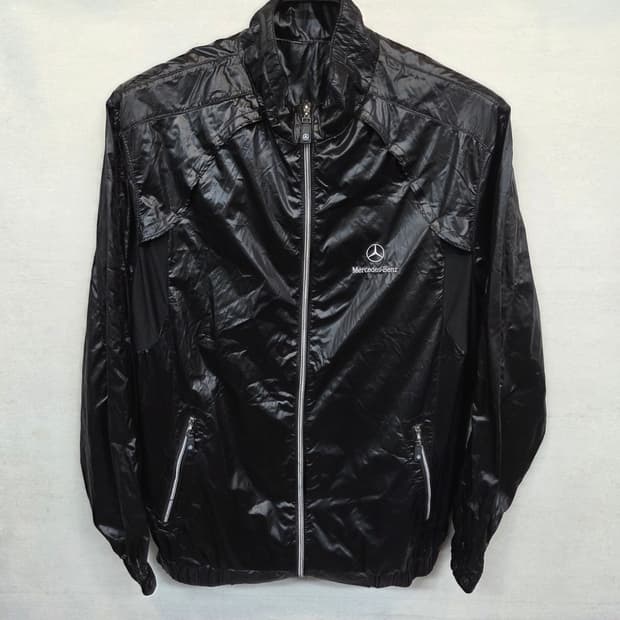 메르세데스 벤츠 유광 바람막이 봄버자켓 L