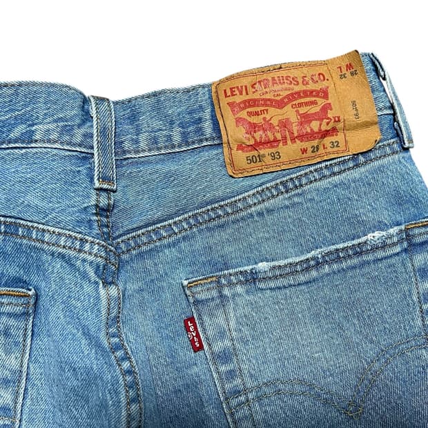 (새상품) 리바이스 501 연청 청바지 W29 L32