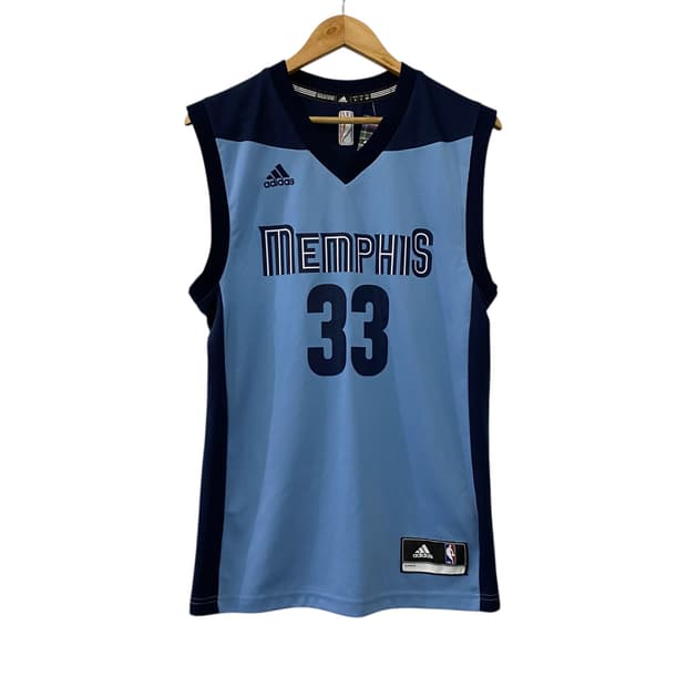 아디다스 NBA 멤피스 가솔 농구 유니폼(S)