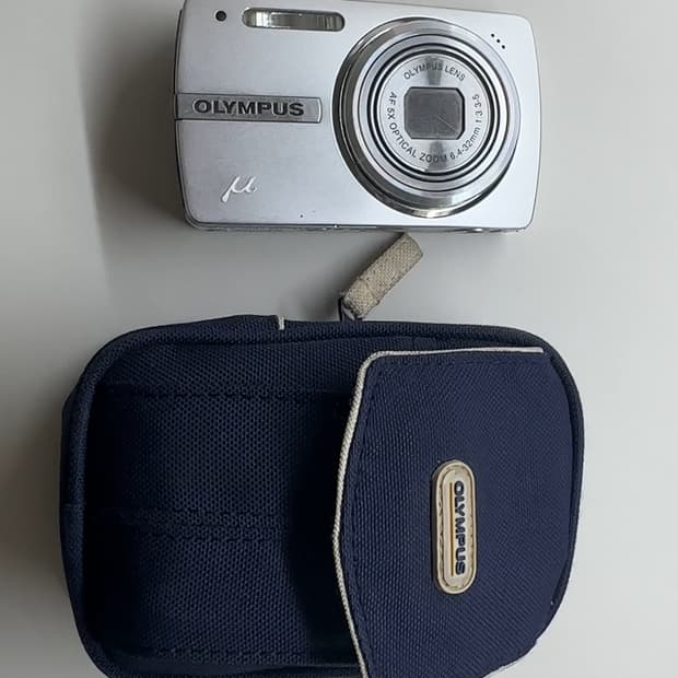 올림푸스 뮤 Olympus 820 실버 디지털 카메라
