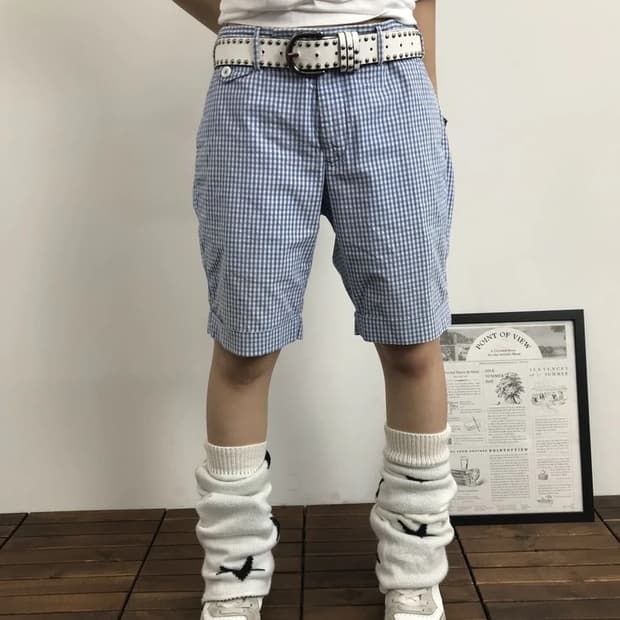 Incotex Gingham Check Shorts