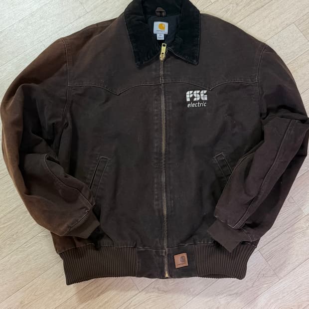 XXL) 빈티지 칼하트 워크자켓 j14 dkb