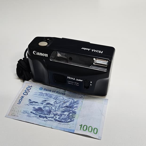 작례O 감성 가득 캐논 프리마 주니어 필름카메라 빈티지 필카