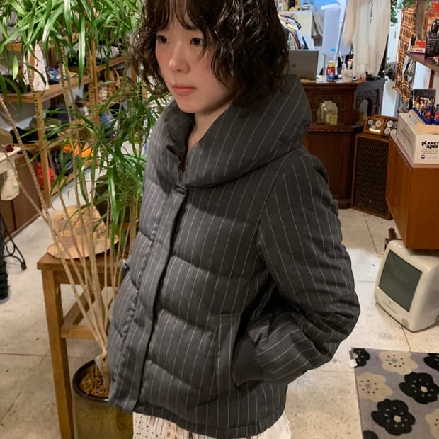 빔즈하트 하이카라 스트라이프패딩