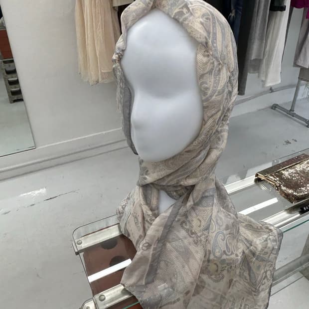 페이즐리 롱 스카프