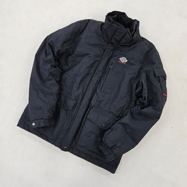 [M] 디키즈 블랙 올드스쿨 바람막이 자켓 0121Y1