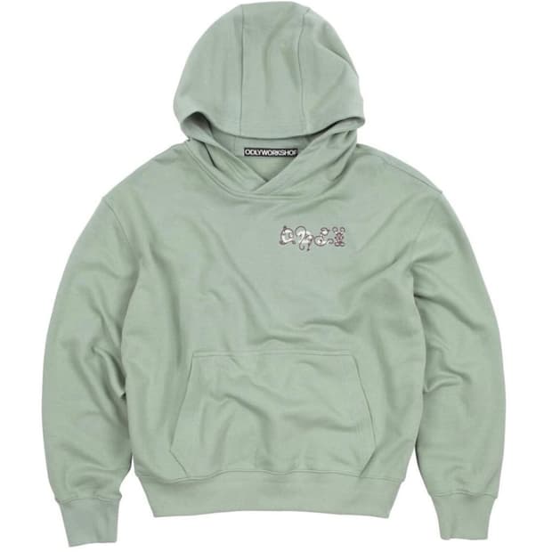 오들리워크샵 후드티 민트