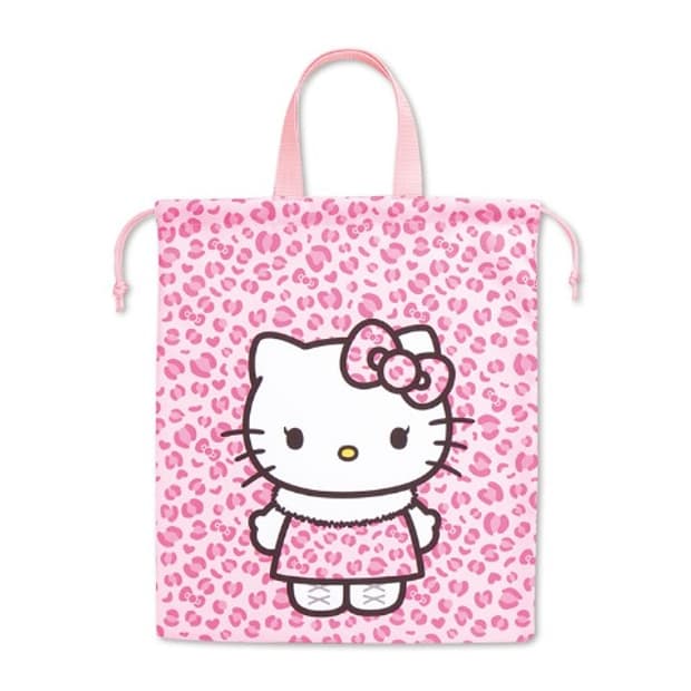 Hello kitty 헬로키티 태닝키티 호피 가방 토트백 새상품
