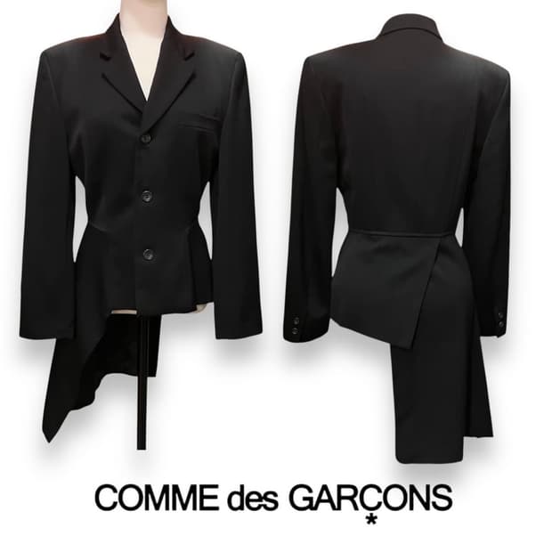 트리콧 꼼데가르송 언발란스 다크 블레이저 y08998