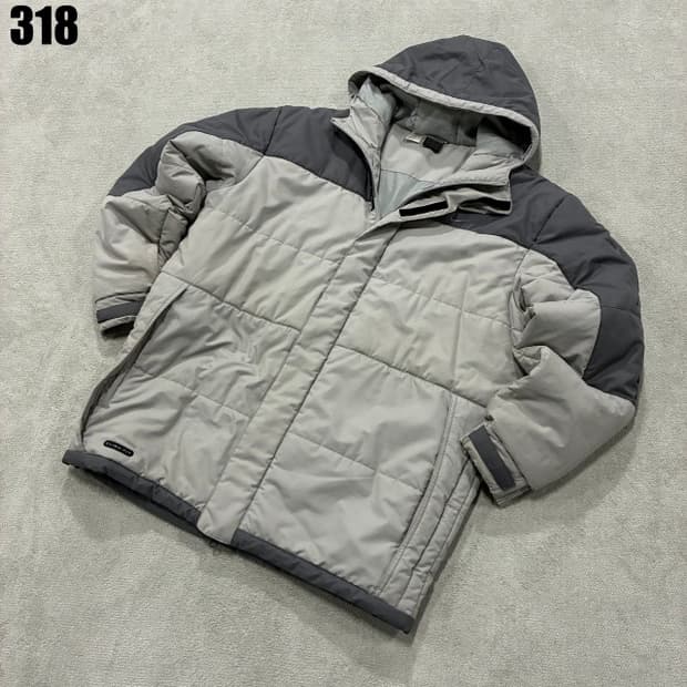 나이키 그레이 패딩자켓 