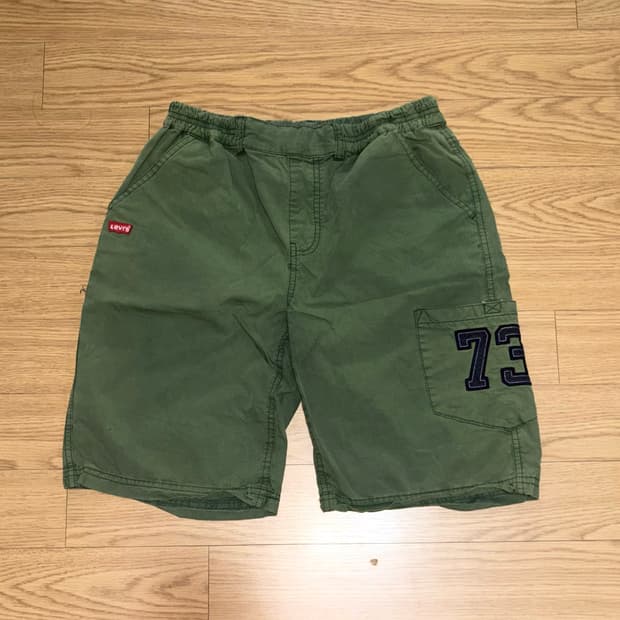 LEVI‘S 포켓 카키 반바지 밴딩 여름 바지 팬츠 코르티스 핀터레스트