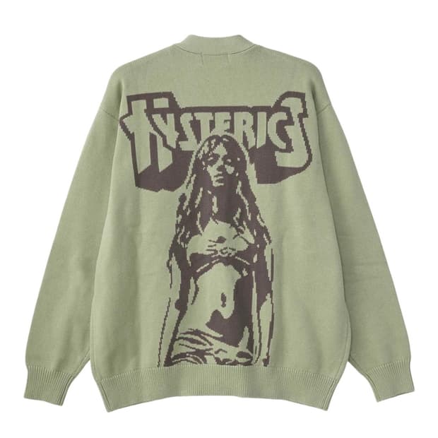 히스테릭 글래머(HYS) 배드 애스 마마 니트 가디건