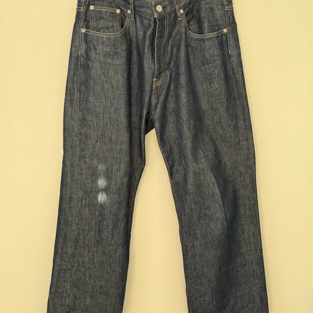 오라리 하드 트위스트 5p 데님 팬츠 34