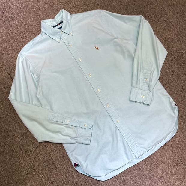 (M) POLO 폴로 랄프로렌 솔리드 셔츠 클래식핏